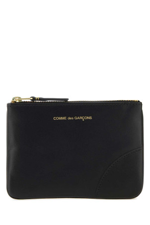 Black leather coin case Black COMME DES GARCONS (SA8100)