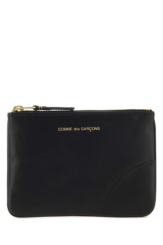 Черный кожаный кошелек для монет Black COMME DES GARCONS (SA8100) COMME DES GARÇONS
