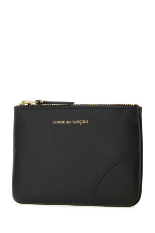 Black leather coin case Black COMME DES GARCONS (SA8100)