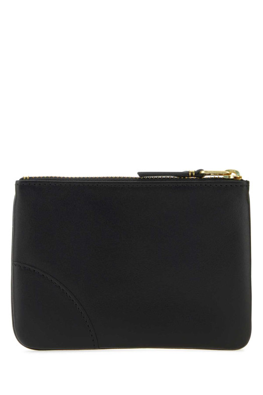 Черный кожаный кошелек для монет Black COMME DES GARCONS (SA8100) COMME DES GARÇONS