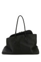 Black leather medium La Passeggiata shoulder bag White THE ATTICO (250WAH00054LBT019AA)