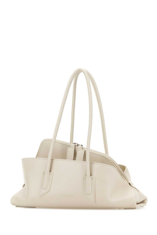 Ivory leather small La Passeggiata shoulder bag THE ATTICO (261WAH00058LBT019AA)