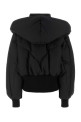 Black cotton blend padded jacket White THE ATTICO (261WCB00117CCP111AA)