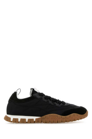 Black Re-Nylon and suede sneakers Black MIU MIU (5E417EF005ZJM)