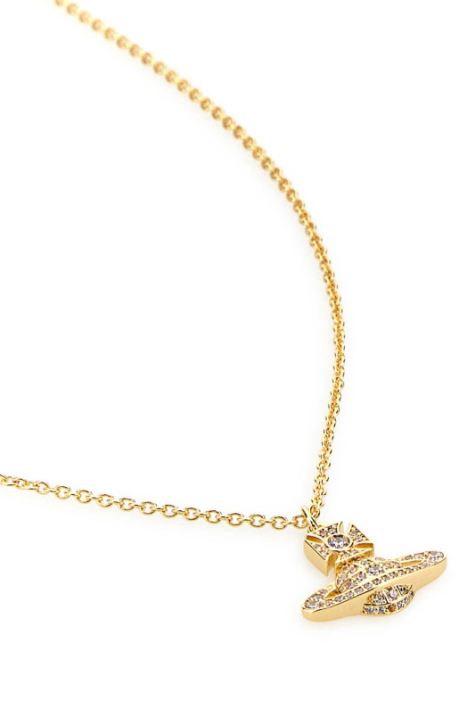 Gold metal Carmela necklace VIVIENNE WESTWOOD (630203BH02R102SM)