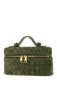 Сумка Bang Bang из замши бутылочно-зеленого цвета BOTTEGA VENETA (789109V5ZZ1)