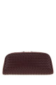 Большой клатч Nodo из кожи цвета «виноград» от BOTTEGA VENETA (876512V0HW8)