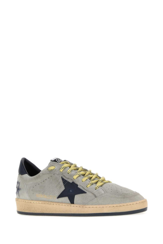 Серые замшевые кроссовки Ball Star от GOLDEN GOOSE DELUXE BRAND (GMF00117F008727)