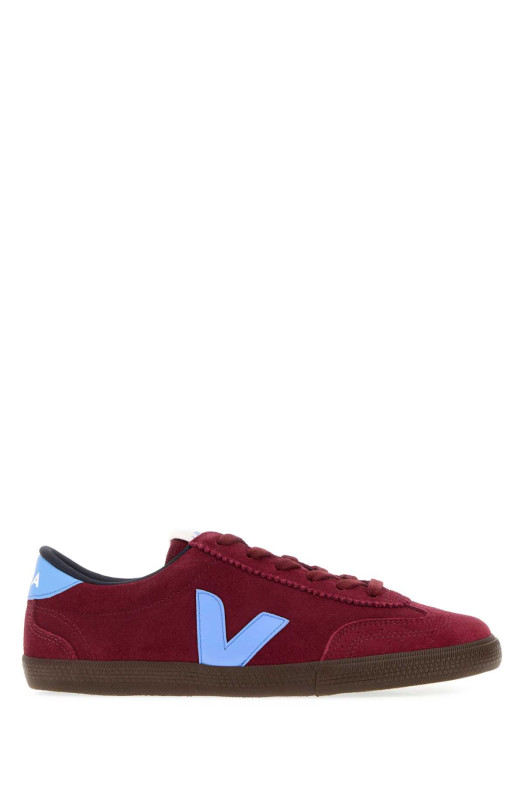 Кроссовки VEJA «Tiziano» из красного замша в стиле «Volley» (VO0321467)