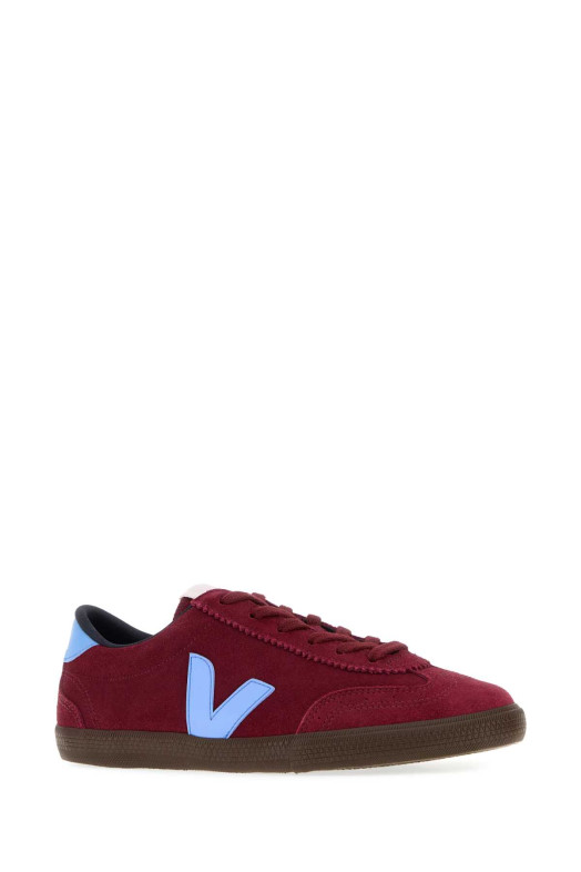 Кроссовки VEJA «Tiziano» из красного замша в стиле «Volley» (VO0321467)