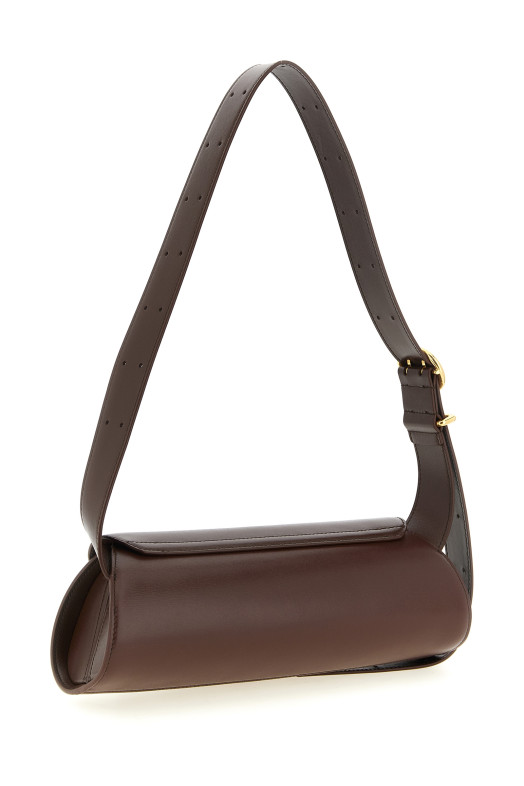 'Cannolo' small shoulder bag Brown