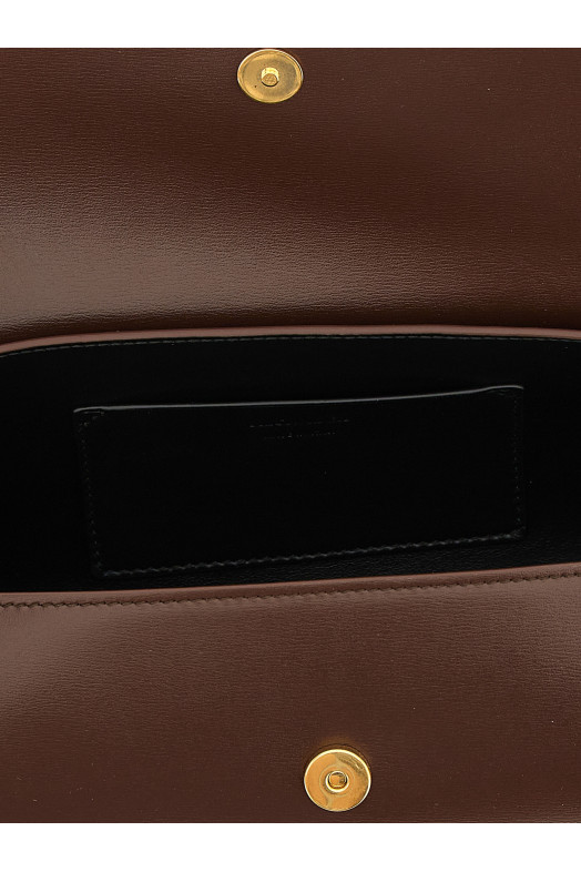 'Cannolo' small shoulder bag Brown