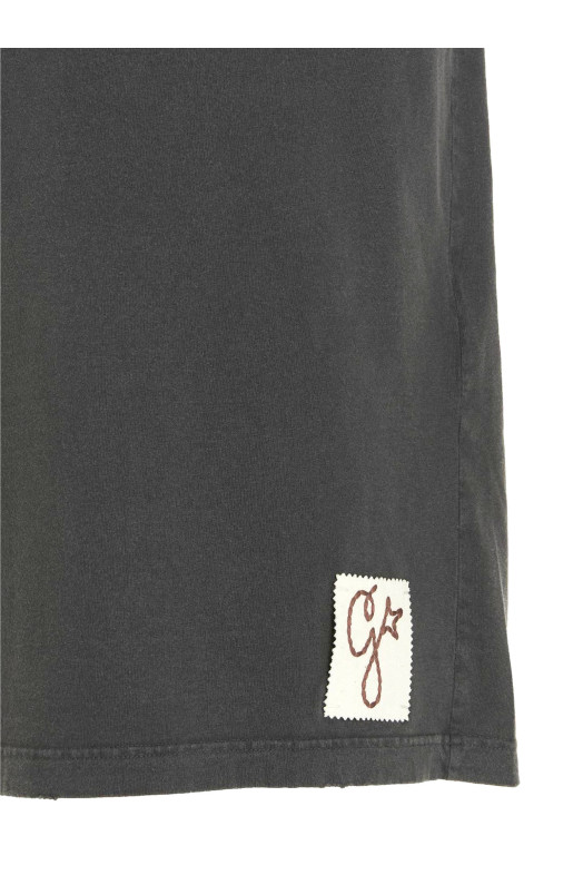 Футболка с логотипом, серая GOLDEN GOOSE GMP01220P0006716031860318