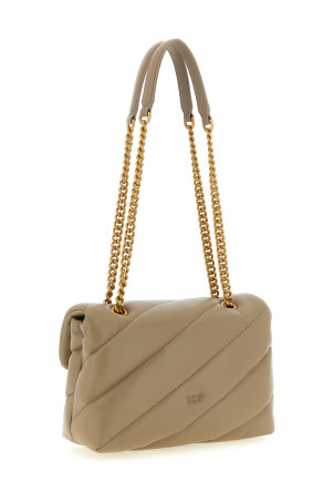 Сумка через плече «Love Bag Puff Maxi», бежева 100038A0F2I49Q
