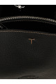 Micro leather handbag Black