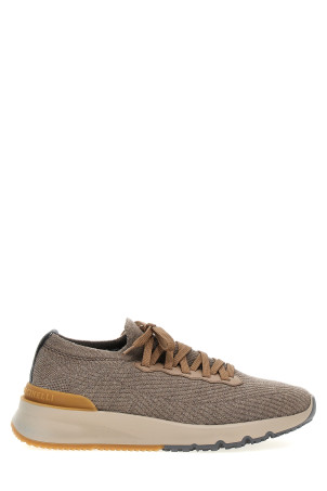В'язані кросівки, сірі BRUNELLO CUCINELLI MZUWLBO253CWE21