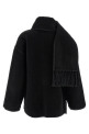 'Embroidered Scarf Jacket Harvest' coat Black