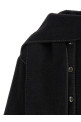 'Embroidered Scarf Jacket Harvest' coat Black