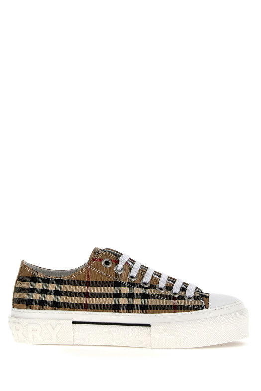 Кроссовки «Check» бежевого цвета BURBERRY 8049745ARCHIVEBEIGEIPCHK