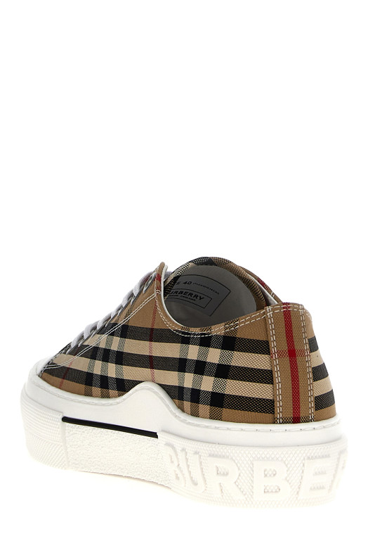 Кроссовки «Check» бежевого цвета BURBERRY 8049745ARCHIVEBEIGEIPCHK