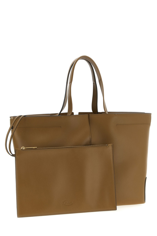 Средне-маленькая сумка для покупок «TodTOD'S 's Di Bag Folio», зелёная XBWDBMA0250RORS411