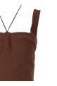 Платье «Мэдди», коричневое NDSS25DR243BROWN