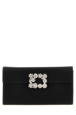 'Efflorescence' clutch Black