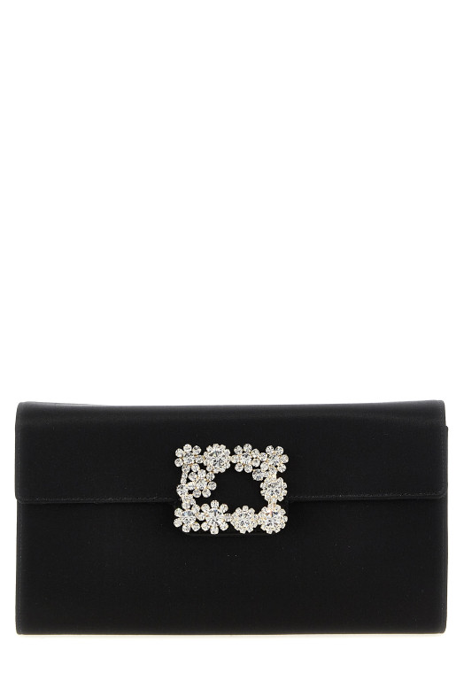 'Efflorescence' clutch Black
