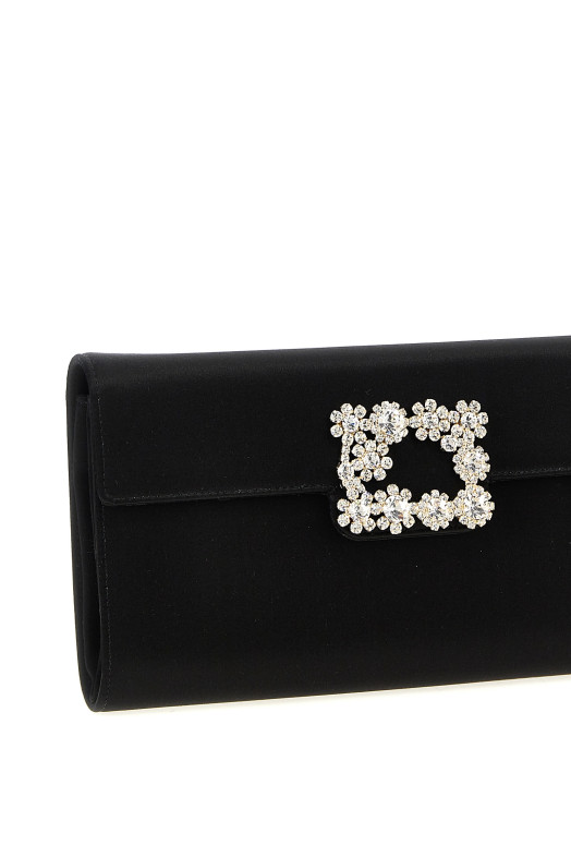 'Efflorescence' clutch Black