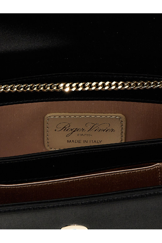'Efflorescence' clutch Black