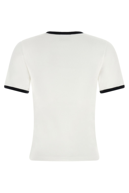 'Signature Contrast' T-shirt Black-grey