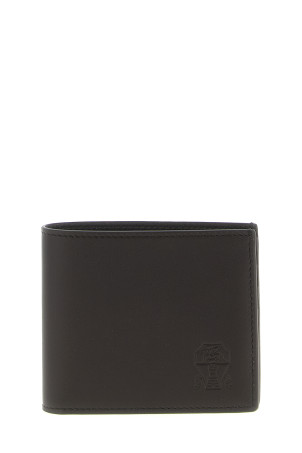 Кожаный кошелек коричневого цвета BRUNELLO CUCINELLI MWZNBU006C8034