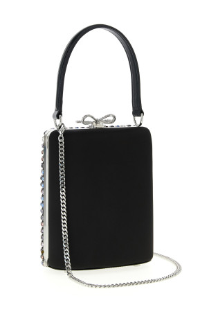 'Multi Crystal Chainmail' mini handbag Multicolor