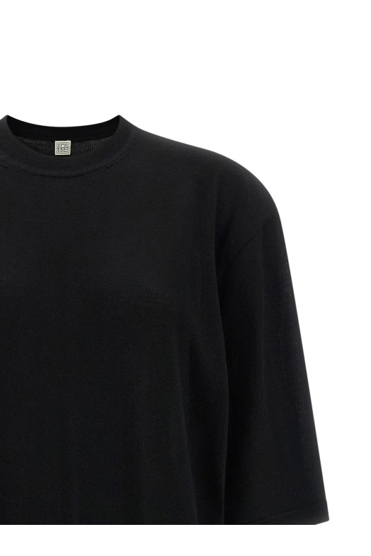 Платье «Merino Knit Tee», чёрное 261WRD0309YA0226001