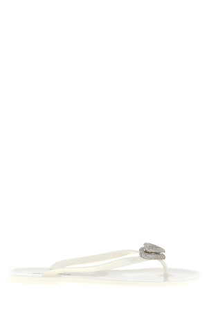 Сандалии «Double Heart», белые SS26S088805GUMWHT