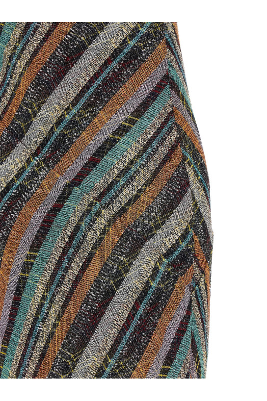 Платье с нерегулярным зигзагообразным узором, многоцветное MISSONI DS26SG1PBC005ZS72P3
