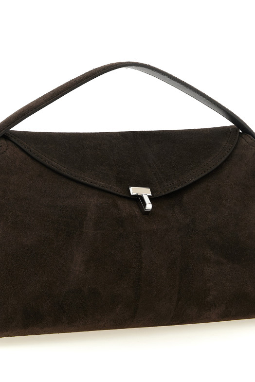 'T-lock' handbag Brown