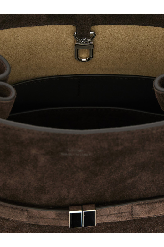 'Belted Bucket' shoulder bag Brown