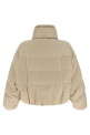 Cropped down jacket Beige