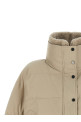 Cropped down jacket Beige