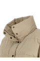 Cropped down jacket Beige