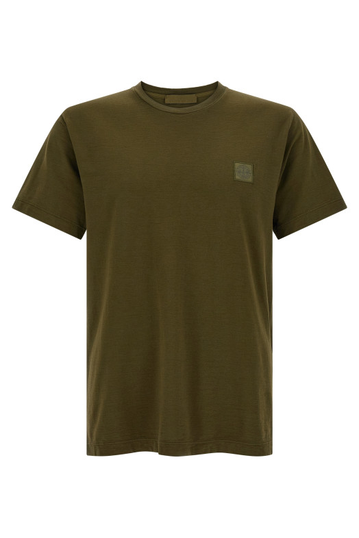 'Badge Stone Island Ghost' T-shirt  Green