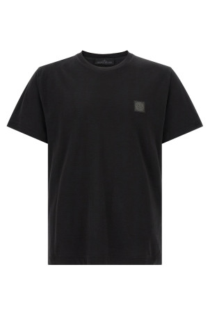 'Badge Stone Island Ghost' T-shirt  Black