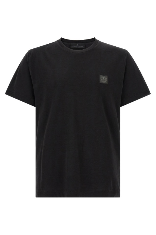 'Badge Stone Island Ghost' T-shirt  Black