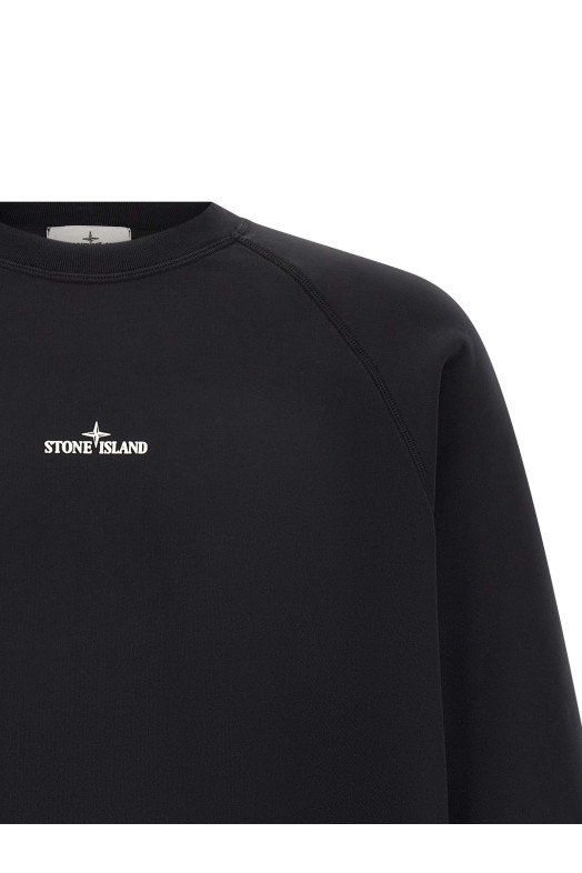 Толстовка с принтом, чёрная STONE ISLAND L2S156100008S0466V0029