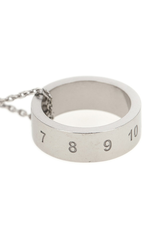 'Numeric' necklace Silver