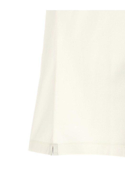 Футболка з вишитим логотипом  Біла BRUNELLO CUCINELLI M0B138440CJB65