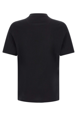 Logo embroidery t-shirt  Black
