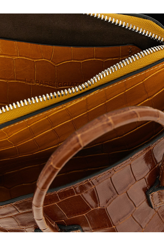 'La Passeggiata Mini' handbag  Brown