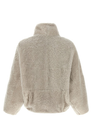 Cropped fur  Beige
